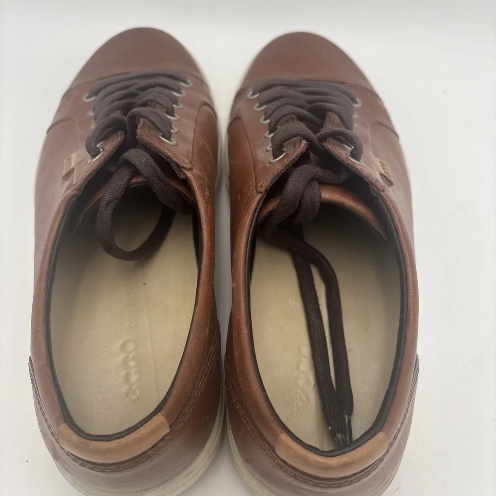 Ecco mens shoes 43 cognac Us 9.5